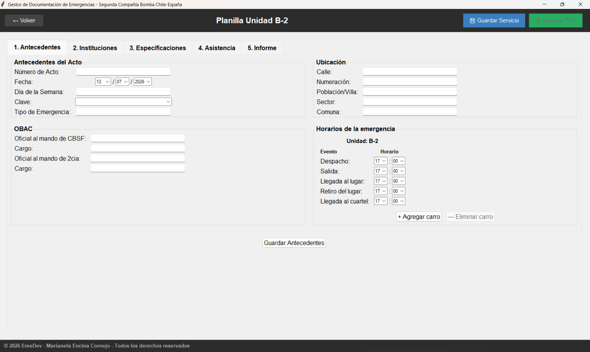 Captura 3 de la aplicación GEDE
