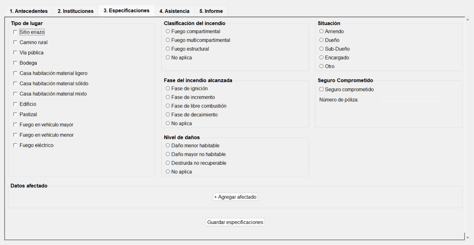 Captura 5 de la aplicación GEDE